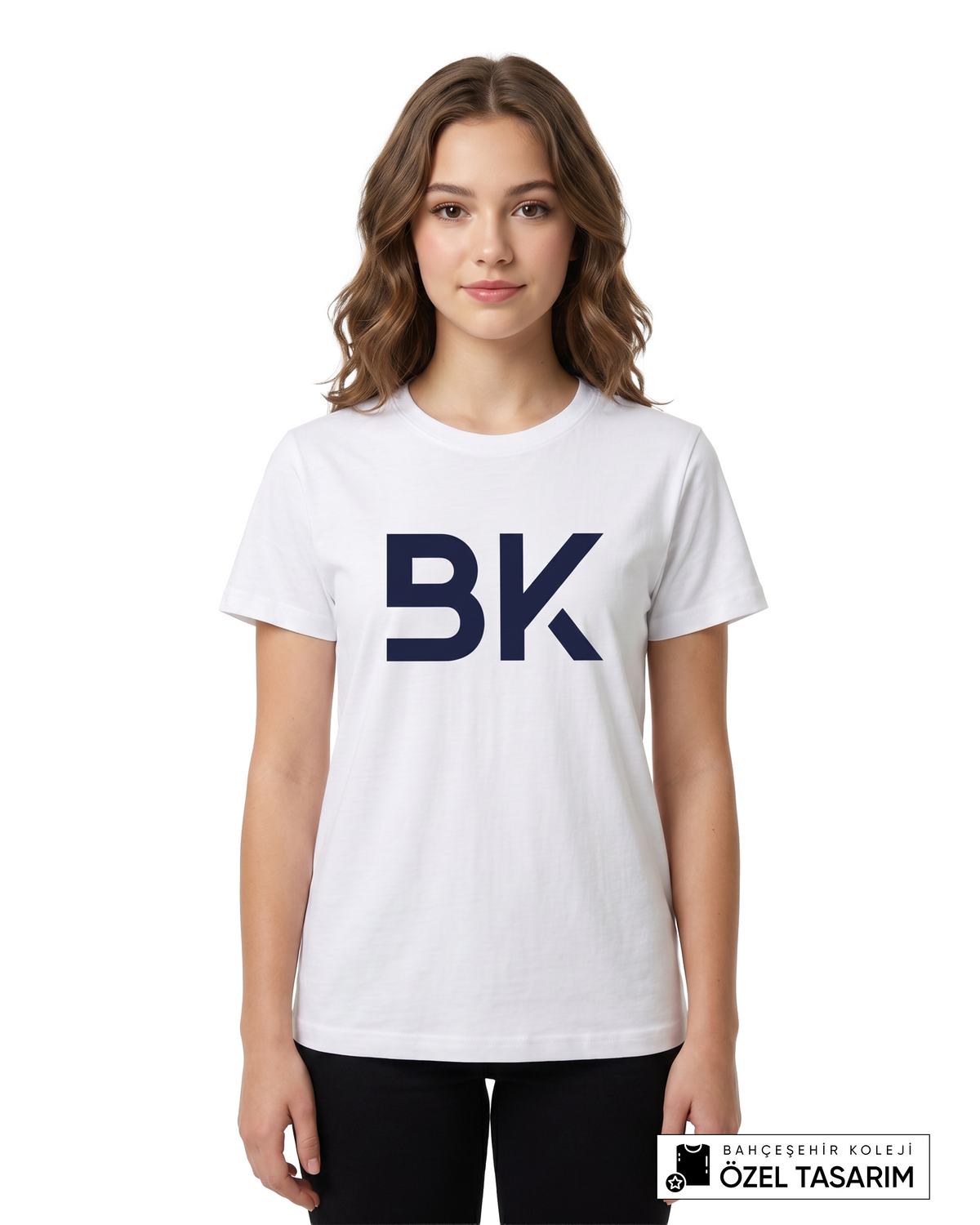 Bahçeşehir Koleji BK Logolu Özel Tasarım T-shirt