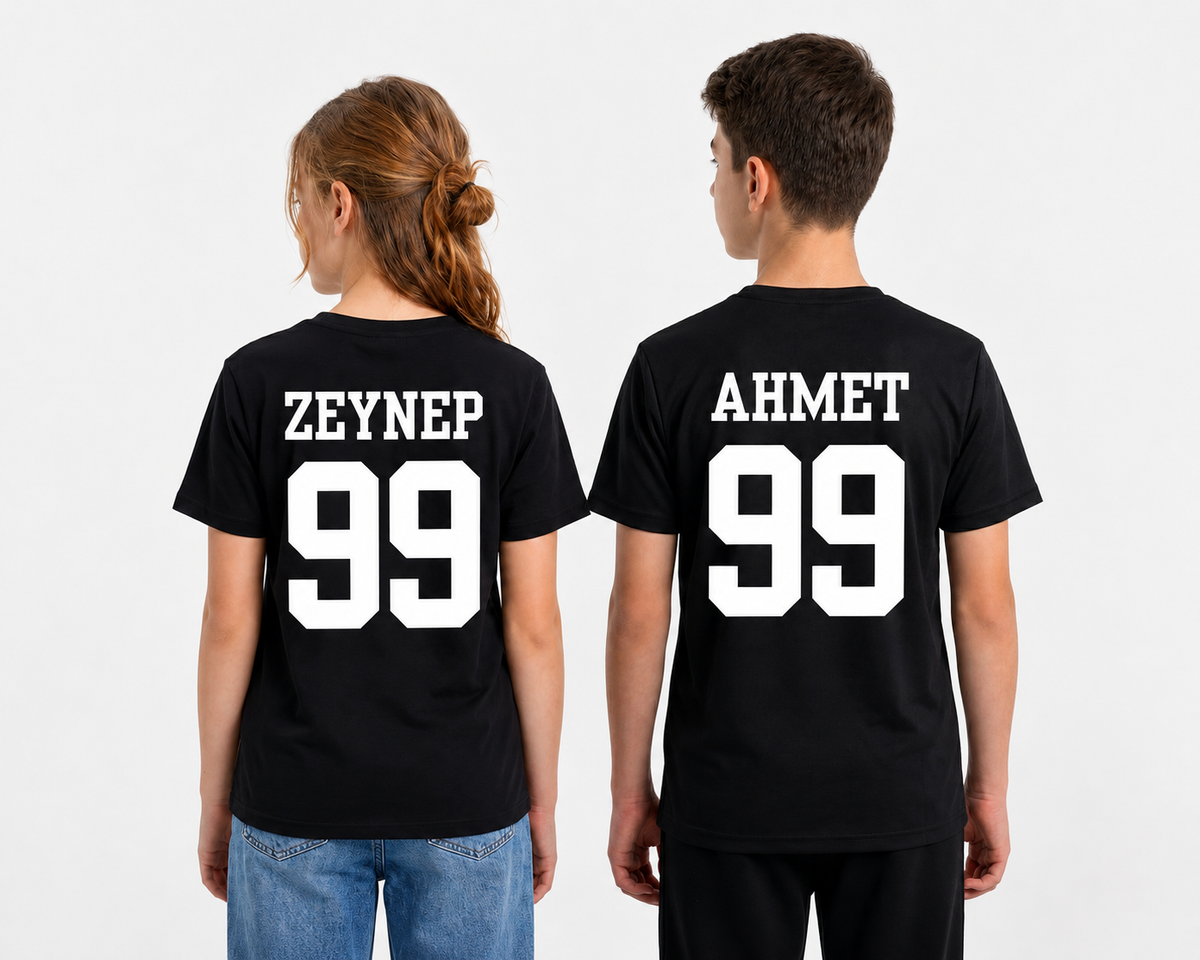 Bahçeşehir Koleji Özelleştirilebilir Basketbol Forma T-Shirt