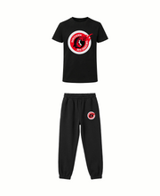 Bahçeşehir Koleji Siyah Logolu T-Shirt + Logolu Siyah Eşofman Kombin